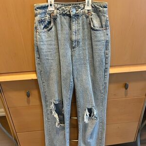 Pacsun Blue Jeans with rips